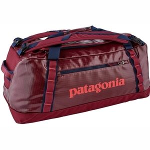 Patagonia Burgundy and Navy Duffel Bag